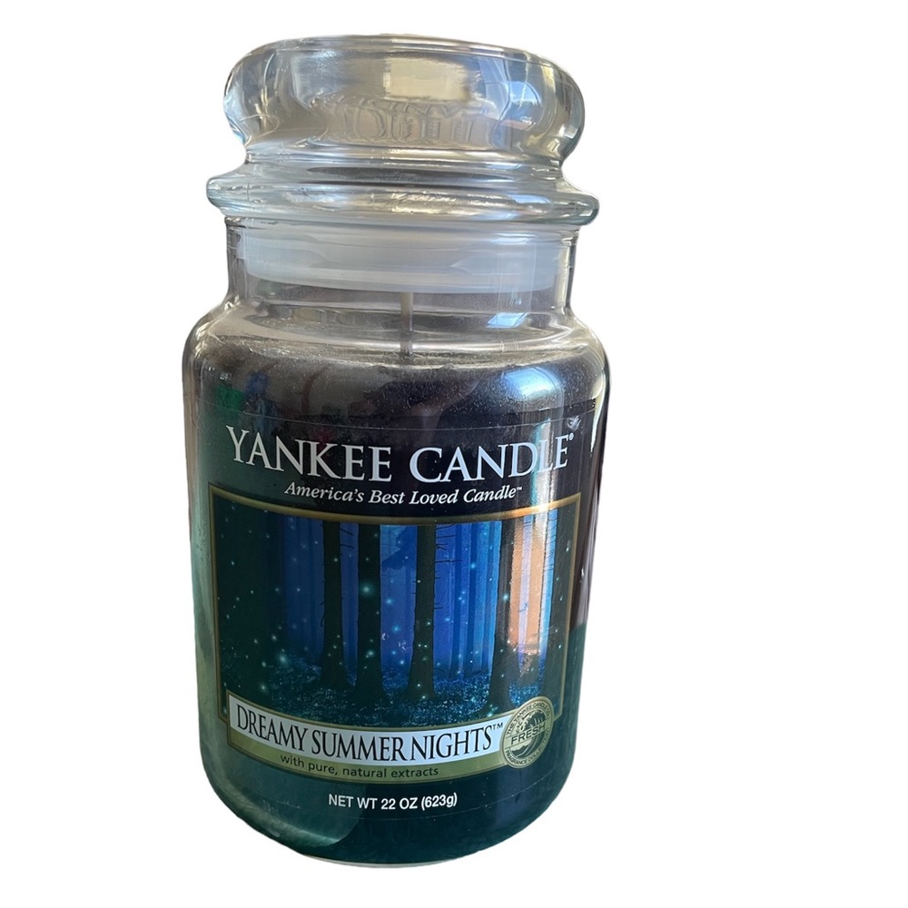 Yankee Candle DREAMY SUMMER NIGHTS Large Jar Candle Housewarmer 22 oz *NEW*